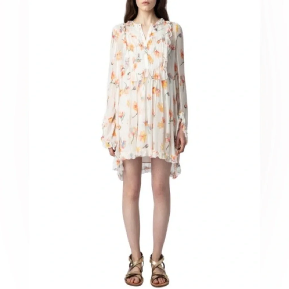 ✨RARE ZADIG & VOLTAIRE NWT RACKEL MINI DRESS— S - Picture 2 of 16